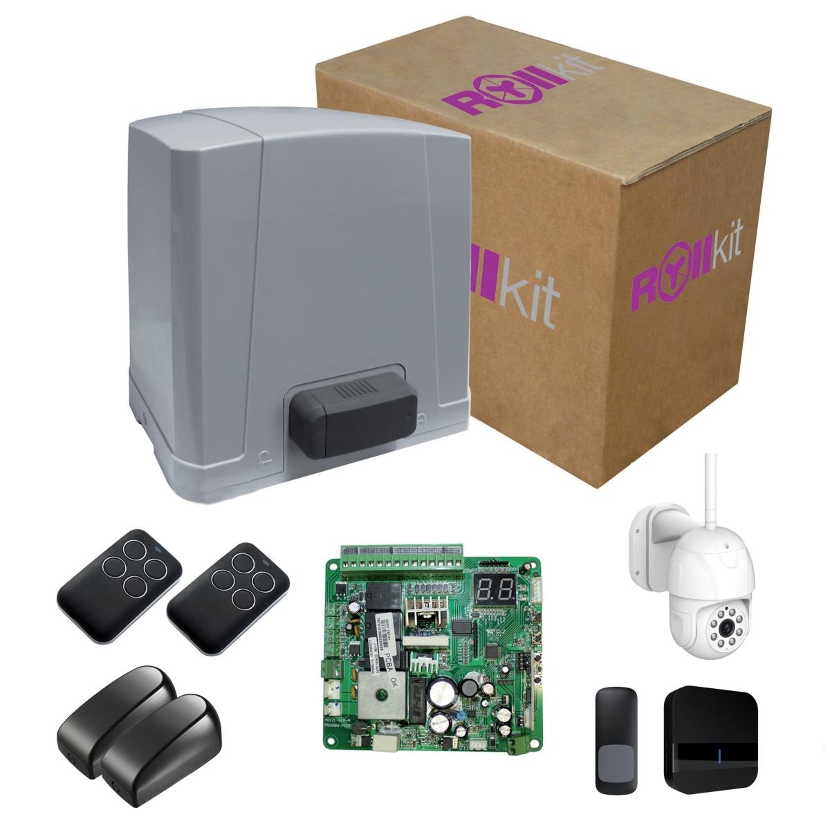 Schiebetorantrieb Set fr Tore bis 400 kg 24V mit WiFi-Kamera und Lichtschranke-89.DRIFT40SECURITYZKIT