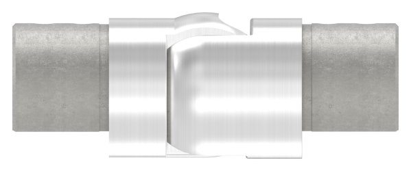 Verbinder flexibel - aufwaerts 25-55° - fuer Nutrohr Ø 48-3 mm - V2A-12-2308.4