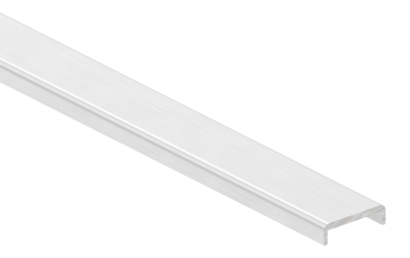Kantenschutz EXTRA SLIM- fuer Glas 16-00 - 17-52mm- L=2m- Aluminium E4-EV1-88-1180582-ALU.2M