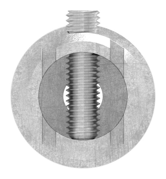 Anschlussstueck 90° V2A fuer Rohr Ø 33-7 mm mit Klemmschraube-11-3658.4