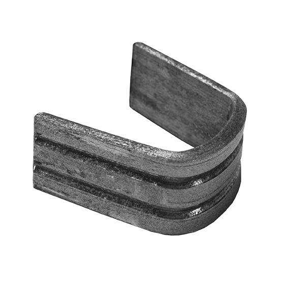 Zierklemme Stahl roh fuer Vierkant 12 x 12 mm dekoriert-89-11E05512X12R-A.4