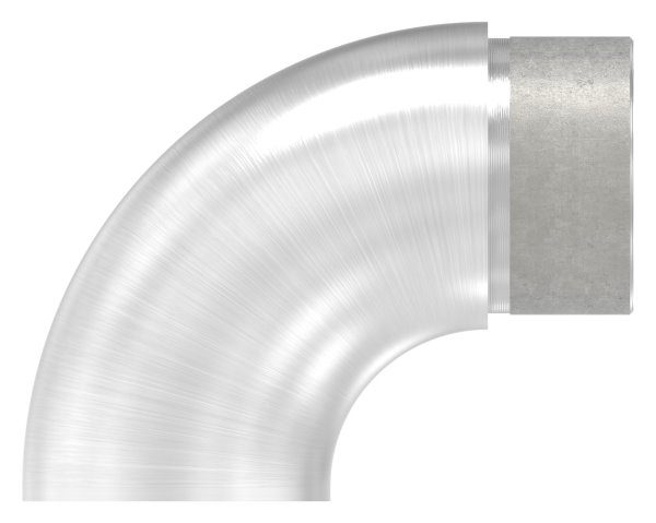 Endbogen V2A fuer Rohr Ø 42-4 x 2-0 mm 90° flach zum Stecken-11-3693.4