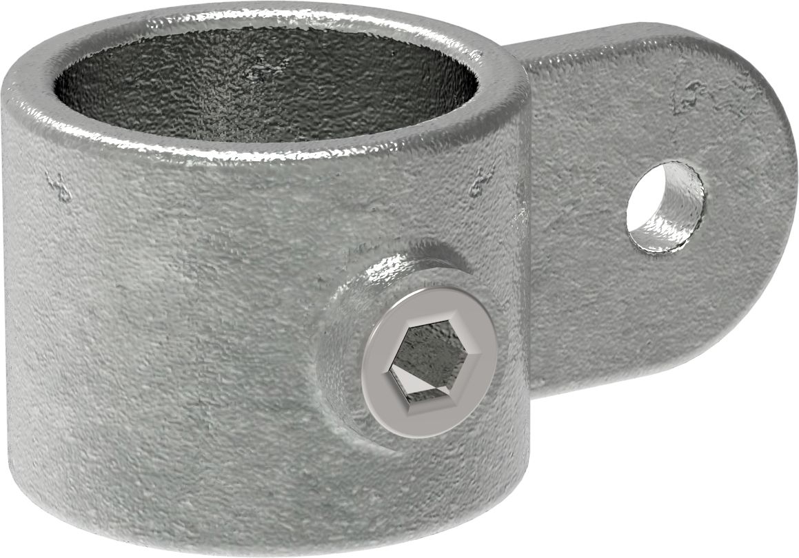 Rohrverbinder - Gelenkauge einfach - 173MB34 - 33-7 mm - 1- - Feuerverzinkt u. Elektrogalvanisiert-173MB34