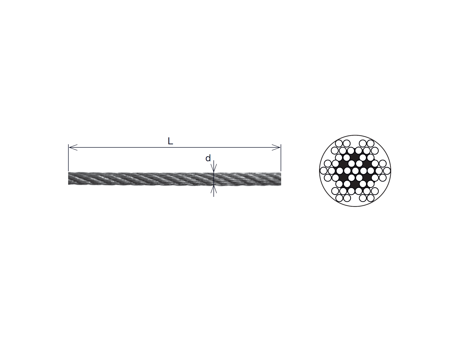Drahtseil Edelstahl AISI 316 8 mm 100 m fuer Aussenbereich-89-11A147900008100-A.4