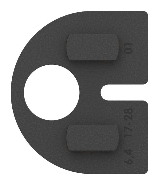 1 Paar Gummis zu Glasklemme 50x40x26 mm fuer 3 mm Blech-10-2103.0