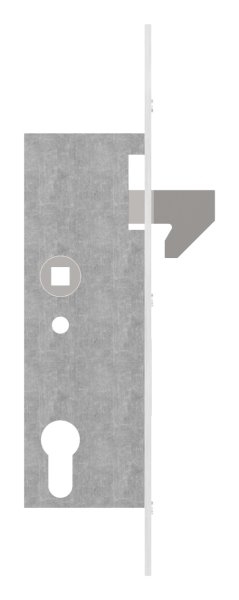 Rohrprofilschloss mit Hakenfalle - Dornmass- 40 mm - Stahl -verzinkt- S235JR-11-3927.4