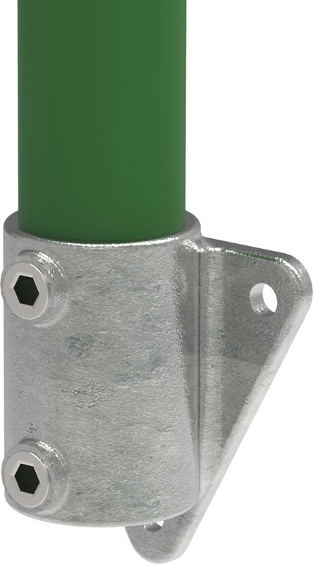 Rohrverbinder - Wandhalter Dreieckflansch - 146C42 - 42-4 mm - 1 1-4- - Feuerverzinkt u. Elektrogalvanisiert-146C42