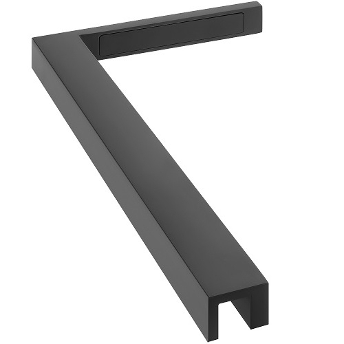 Stabilisierender Winkel fuer Glas 8-12mm- Messing schwarz oxidiert-89-11GSBLACKZP900LS-A.4