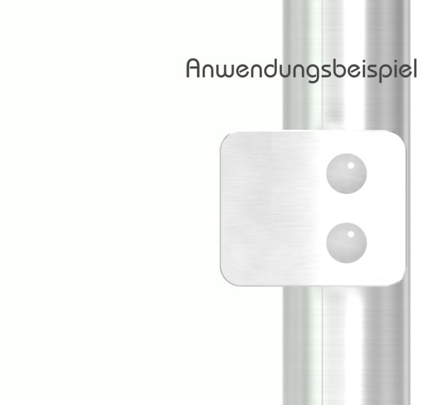 Sichtschutz Endglasklemme Mod- 26- in V4A-88-1126-EK.V4A