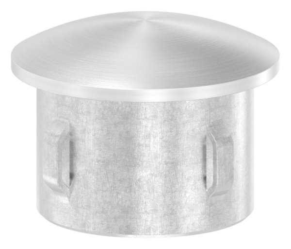 Endkappe Edelstahl V4A fuer Rohr Ø 30 mm- Wand 1-6-2-5 mm- gewoelbt zum Einschlagen-11-4104.4