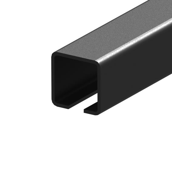 Laufschiene C-Profil Stahl roh 80 x 80 x 5 mm L=3000 mm fuer Schiebetore-89-11H0280X80FE3000-A.4