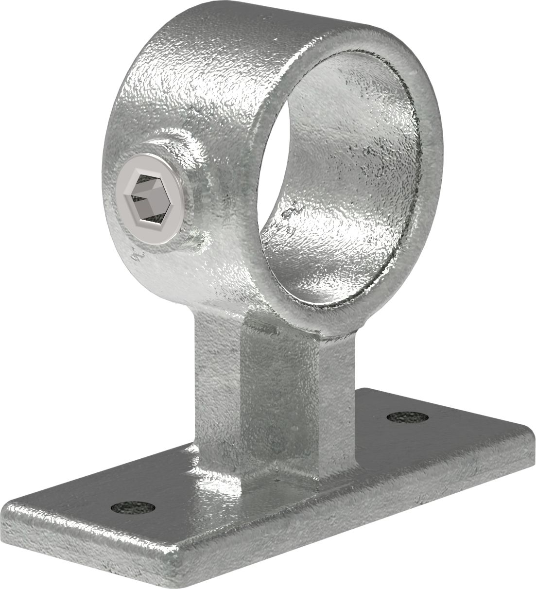 Rohrverbinder - Handlaufhalterung Befestigungsschraube 90° - 143WB34 - 33-7 mm - 1- - Feuerverzinkt u. Elektrogalvanisiert-143WB34