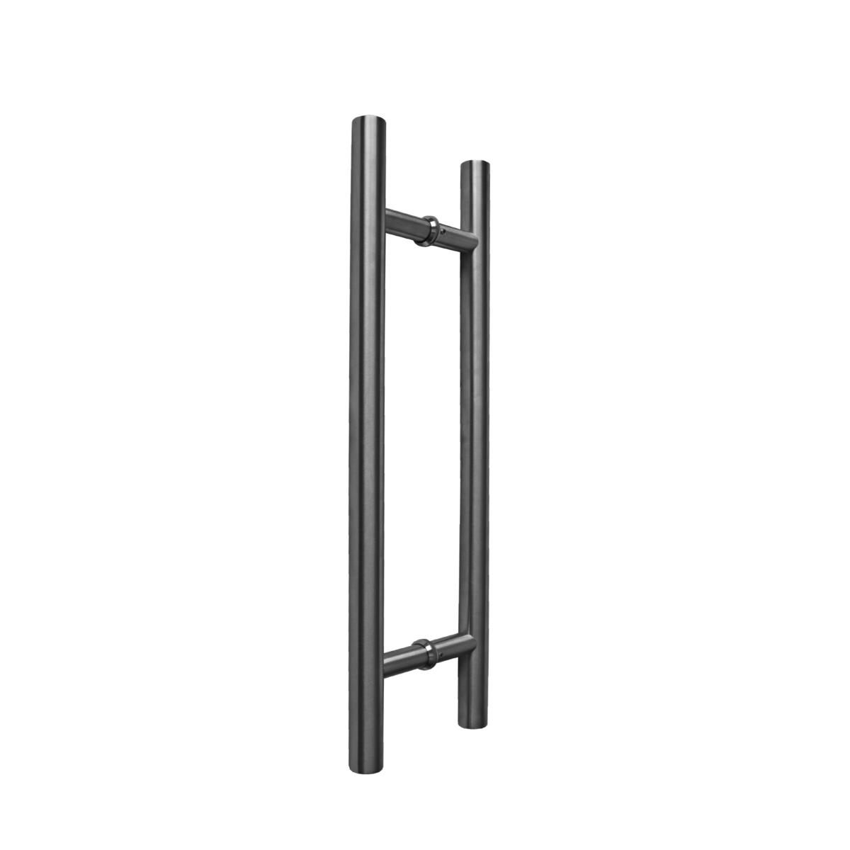 FeNau Glastuergriff Edelstahl AISI 304 geschliffen 800mm -H-600mm- Ø32mm-89-11GS304M125800SPRO-A.4