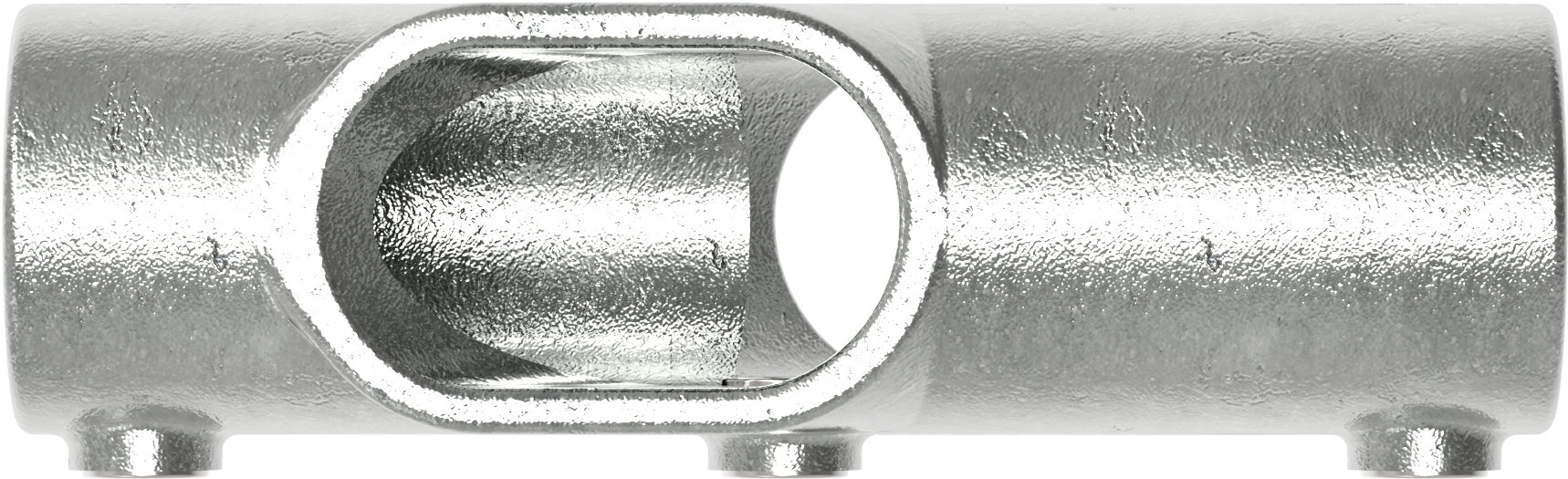Rohrverbinder Kreuzstueck 30-45° Ø 33-7 mm -1- - Temperguss verzinkt - 130B34-130B34