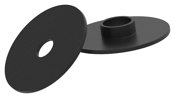 1 Paar Ersatzgummis fuer Glaspunkthalter Ø 50 mm – Gummieinlage - Dichtung-10-5100.0