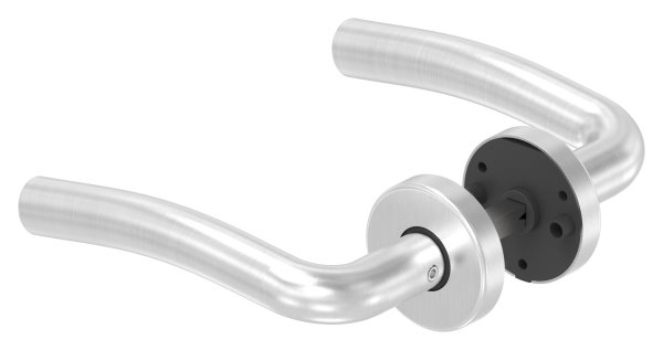 Tuerdruecker-Paar Edelstahl V2A drehbar inkl- 8 mm Drueckerstift-11-3972.4