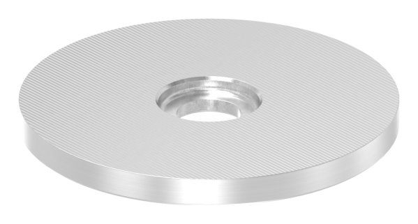 Glaspunkthalter-Unterteil Ø 62 mm- V2A-  Hoehe- 5 mm-10-6200.4UT5
