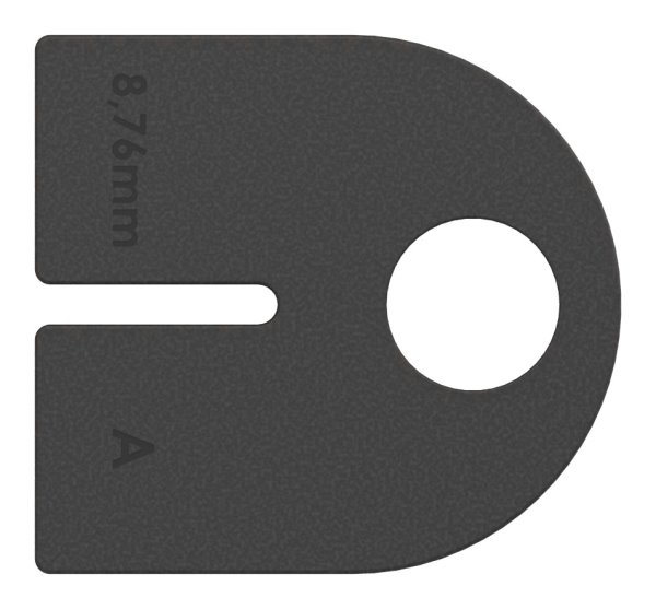 1 Paar Gummis zu Glasklemme 63x45x28 mm AbZ fuer 8-76 mm Glas VSG-10-2209ABZ.0