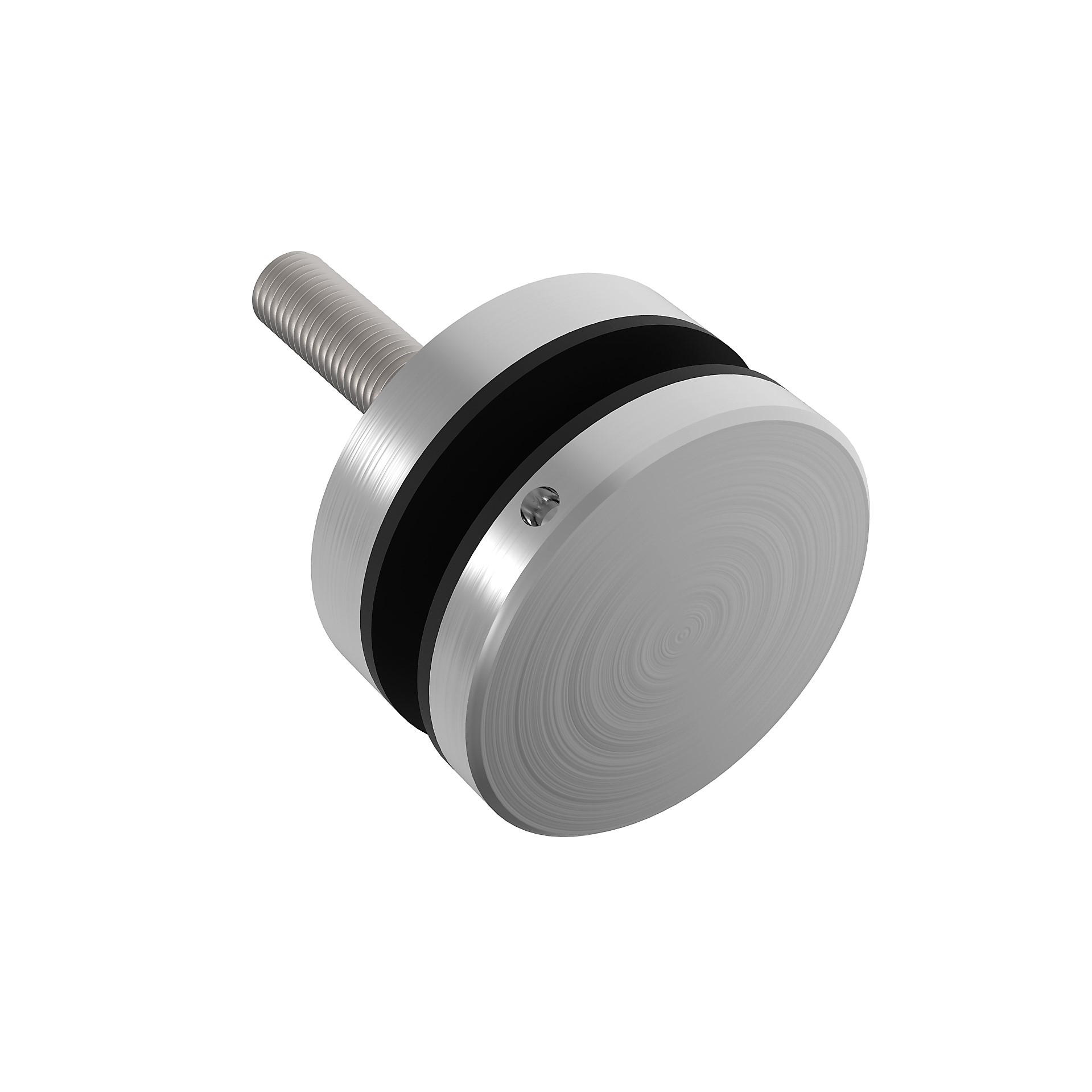 Punkthalter Glas Edelstahl AISI 304 Schliff- Glas 8-17-52 mm- Loch 20 mm- verstellbar-89-11A0747FLEX1B-A.4