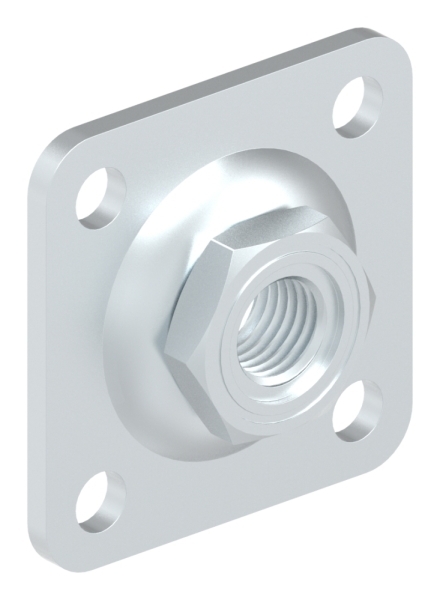 Verstellbare Mauerplatte fuer M20- verzinkt-88-11860-S.M20