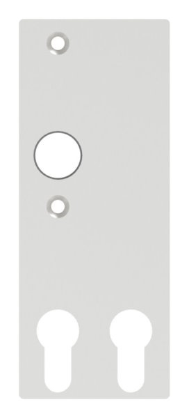 Alu-Kurzschild - Masse- 61x156x6-5 mm - Form- vierkant - Aluminium EV1 - AMF Artikel- 16295-12-3035.6