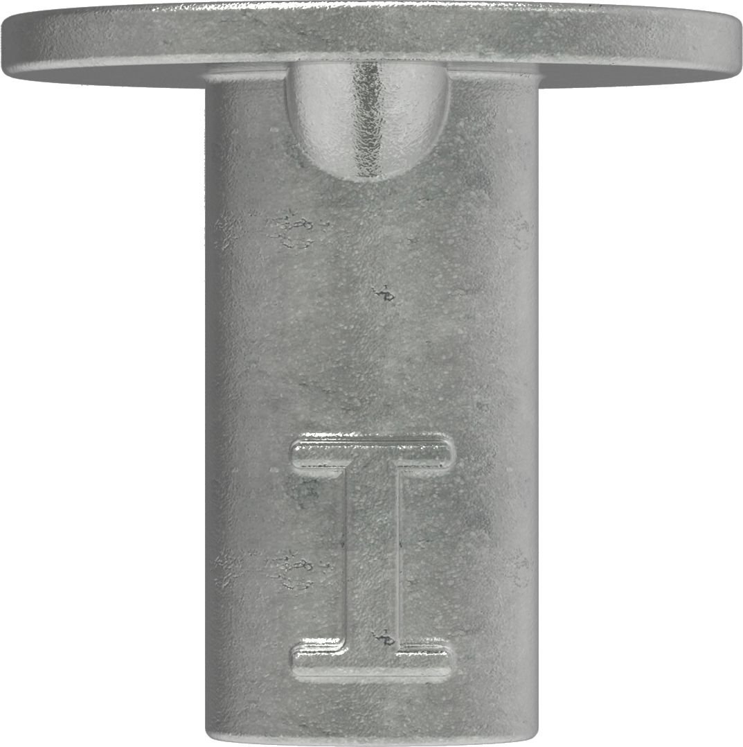 Rohrverbinder - Bodenhuelse - 134C42 - 42-4 mm - 1 1-4- - Feuerverzinkt u. Elektrogalvanisiert-134C42