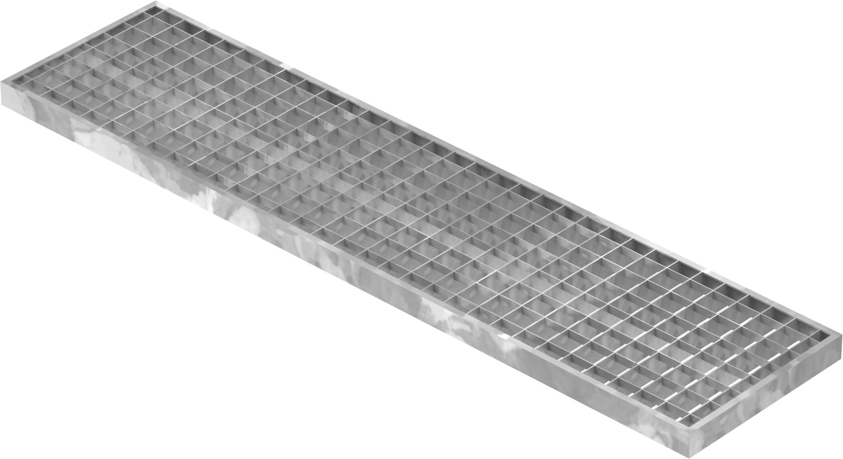 Garagen-Gitterrost - Masse-  240x990x30 mm 30-30 mm - aus S235JR -St37-2- im Vollbad feuerverzinkt-23-24993030.7