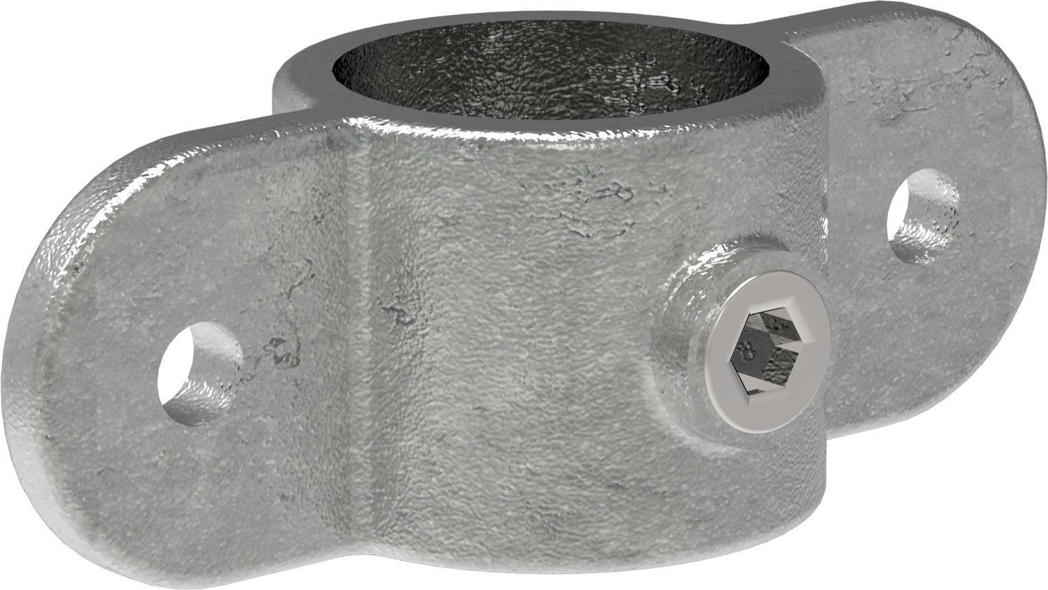 Rohrverbinder Gelenkauge doppelt Ø 26-9 mm -3-4- - Temperguss verzinkt - 167MA27-167MA27
