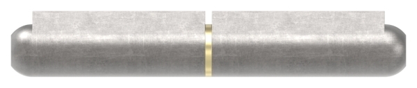 Anschweissband Stahl roh Laenge 120 mm Rollen-Ø 16 mm Stift-Ø 11 mm mit Messingring-88-1156515-ST.120