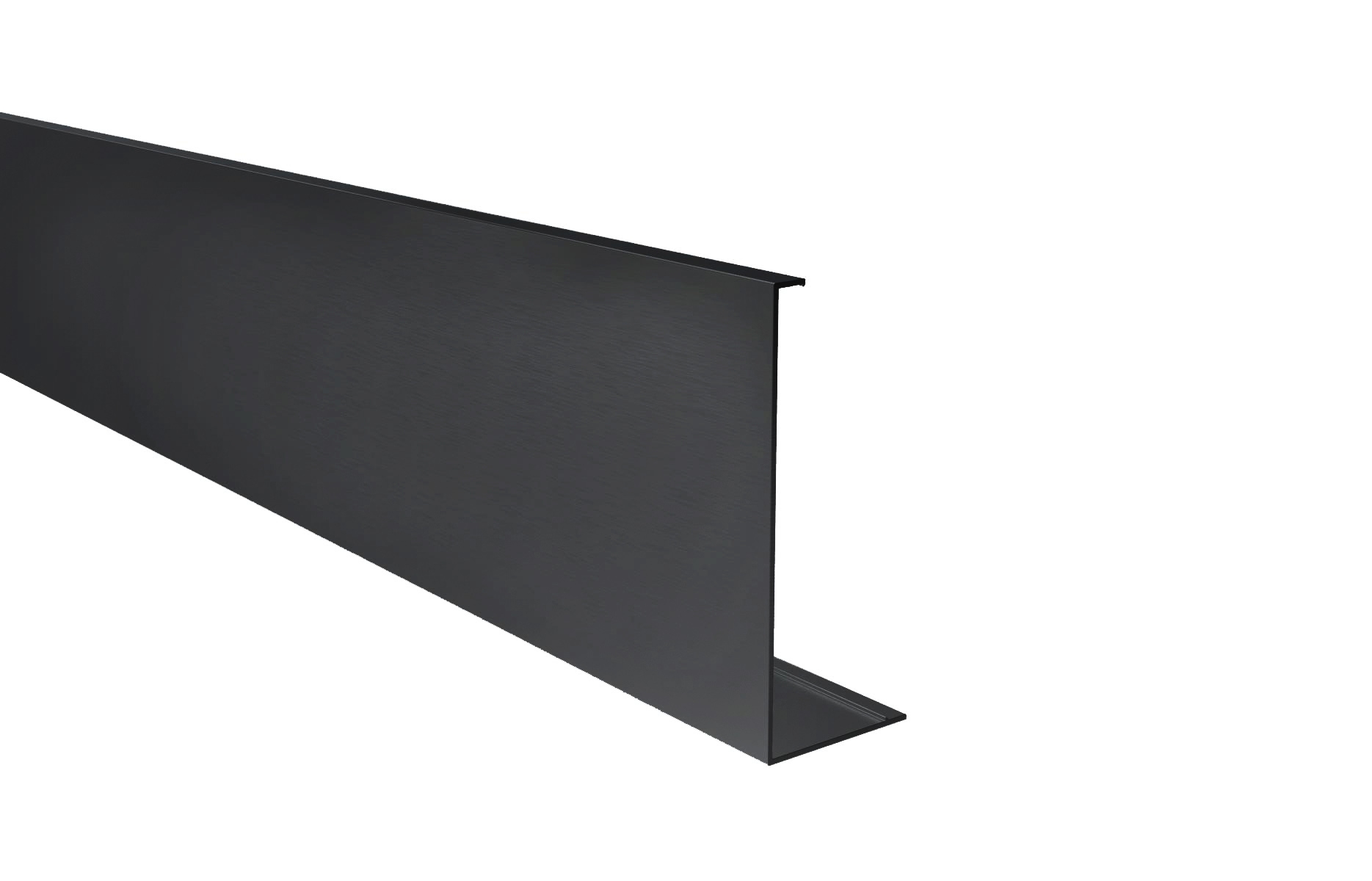 Abdeckleiste Aluminium 6000 mm Satin-ELOX Schwarz fuer Hohlprofil AL-0005-UNO-89-11AL00476000SEB-A.4