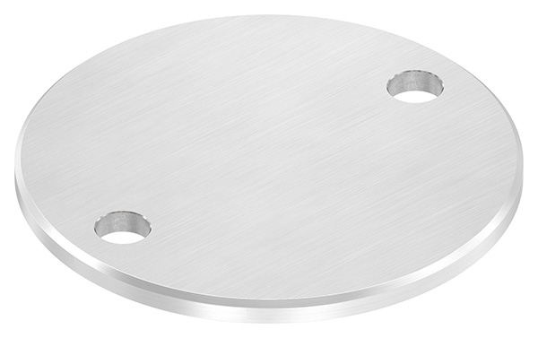 Ankerplatte Masse- 120x6 mm Laengsschliff - Fase V2A-11-2283.4