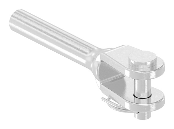 Gabelterminal zum Sebstverpressen - fuer Seil Ø 3 mm - V4A-11-2815.1