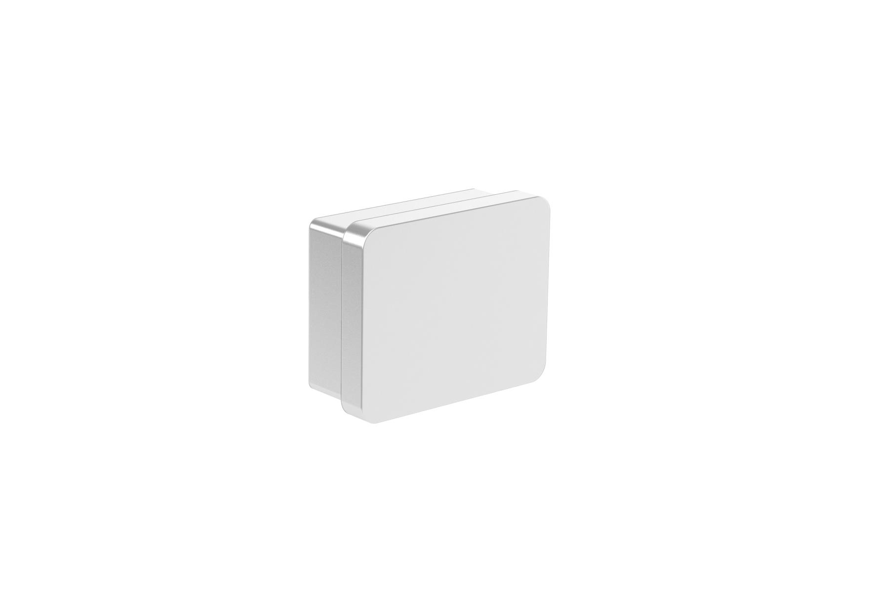 Endkappe Aluminium fuer Nutrohr Glas-Halterung Satin-ELOX LED-faehig-89-11AL6732540SE-A.4