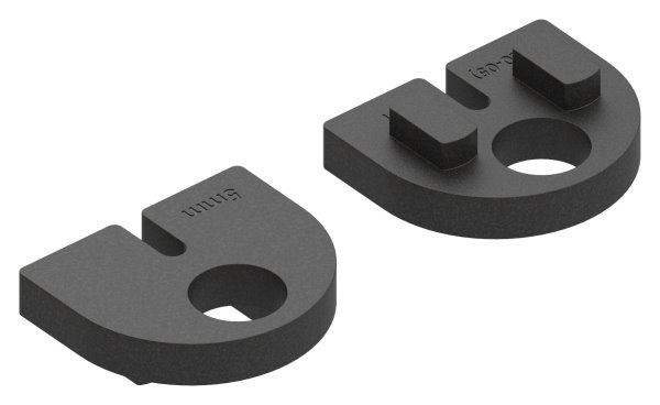 1 Paar Gummi fuer Mod- 30- fuer Blech 5mm-88-113005.GU