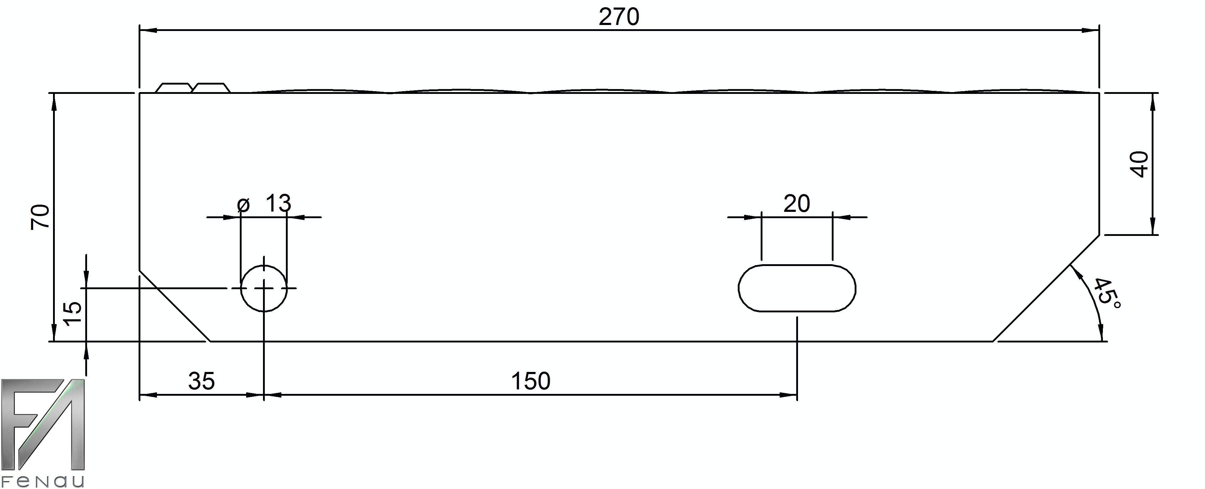 Schweisspressroststufe Metallstufe 700x270 mm Masche 34-38 mm Tragstab 30-2 mm S235JR feuerverzinkt-25-702730302.7
