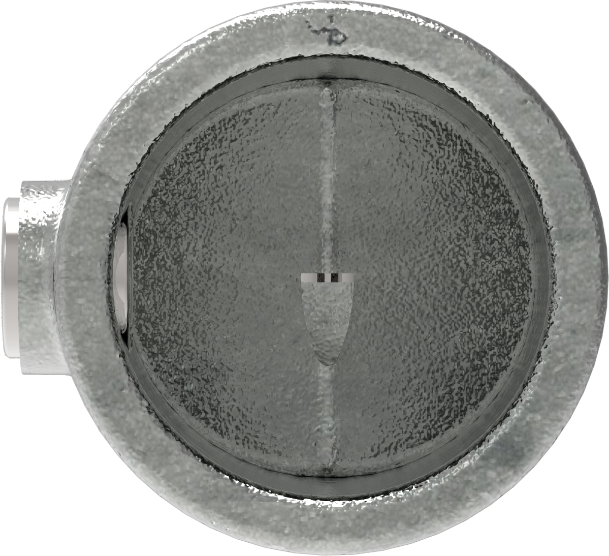 Rohrverbinder - Eckstueck verstellbar - 125HB34 - 33-7 mm - 1- - Feuerverzinkt u. Elektrogalvanisiert-125HB34