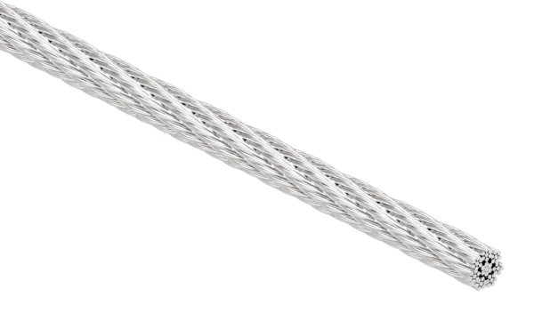 Edelstahlseil Edelstahl V4A Ø 3 mm- L = 25 m- 7x7-88-11101000003.25M