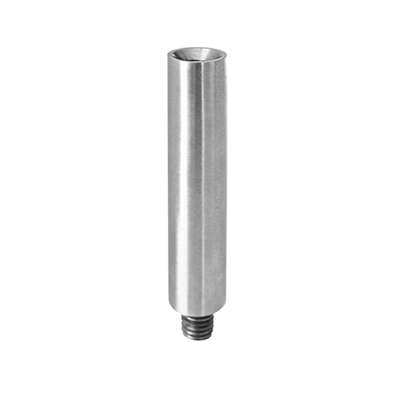Handlaufhalter Ring Edelstahl AISI 316 D14 H68 M8-6 Schliff-89-11A140811068S2-A.4