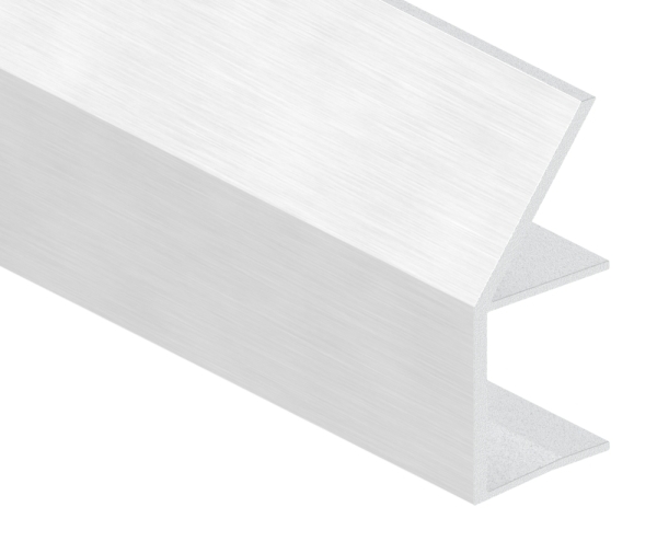 Regenrinne fuer Vordaecher- Glas 21-52mm- L=2000mm- E4-EV1-88-11VDE-RE-2000.21