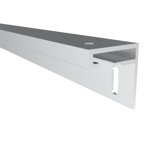 Montagekonsole fuer Nylon-Zahnstange Aluminium roh L = 3000 mm-89-11H01PVCALK-A.4