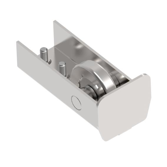 Bodenfuehrung-Set Stahl verzinkt fuer Profil 70x60 mm ECO-89-11SV70X60ECO-A.4