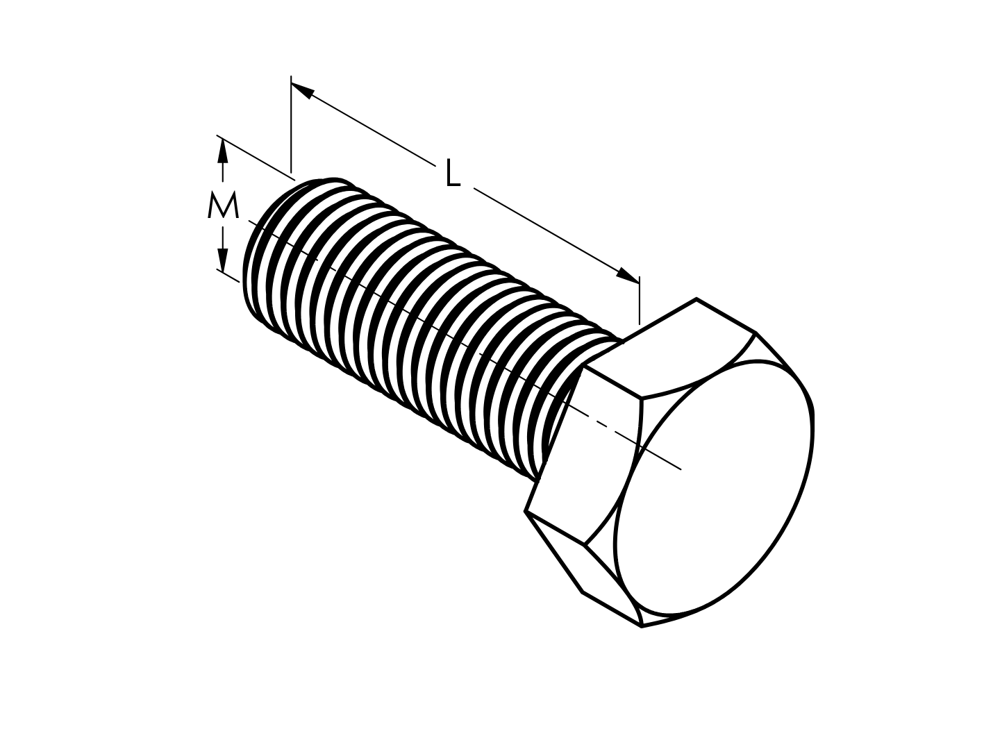 Sechskantschraube Stahl M16 x 30 mm verzinkt DIN 933-89-11DIN933M16X30ZN-A.4