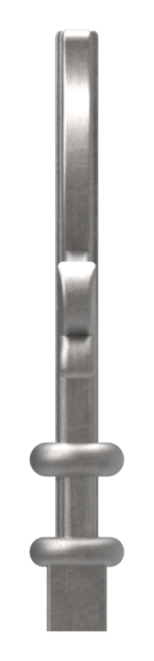 Zaunspitze - Hoehe- 140 mm - Material- 14x14 mm - Stahl S235JR- roh-30-2507.8