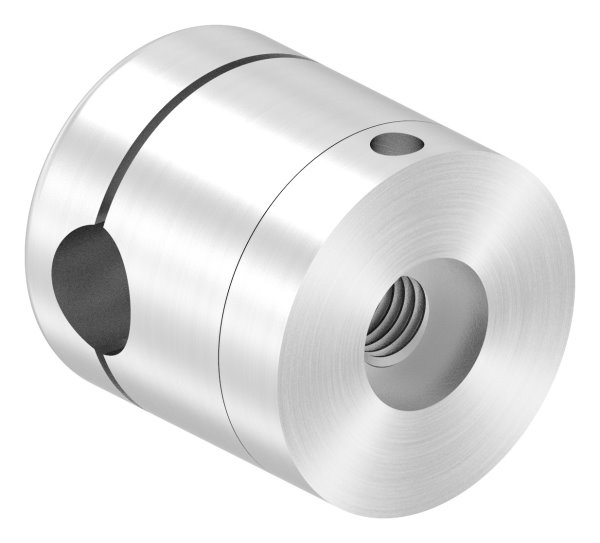 BRENK-fix® Grundhalter fuer Staebe Ø 10mm- V2A-88-11BR-R10M8.V2A