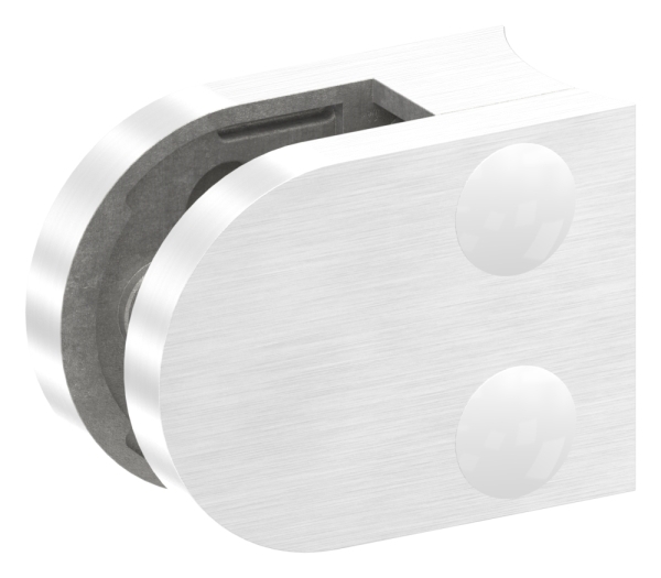 Glasklemme 50x40x26 mm AbZ fuer Anschluss Ø 60-3 mm V4A-10-2160.1