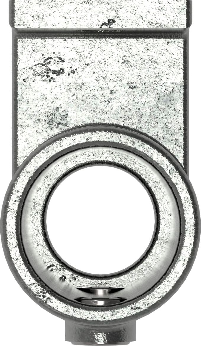 Rohrverbinder Wandhalter Platte vertikal Ø 48-3 mm -1 1-2- - Temperguss verzinkt - 144D48-144D48