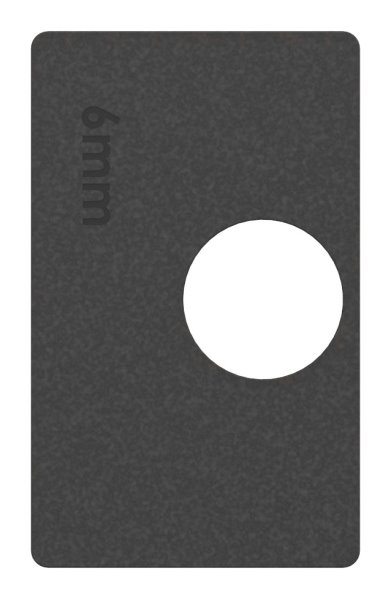 1 Paar Gummis zu Glasklemme 45x45x26 mm AbZ fuer 6 mm Glas ESG-10-3006.0ABZ