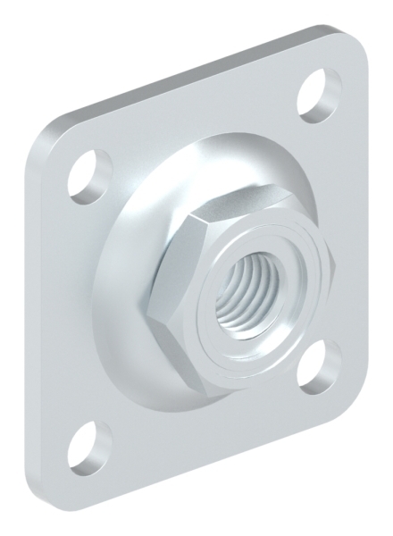 Verstellbare Mauerplatte fuer M18- verzinkt-88-11860-S.M18