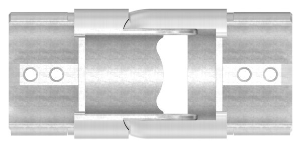 Verbinder flexibel Edelstahl V4A fuer Nutrohr Ø 60-3 x 1-5 mm 25-55°-88-1160353.V4A