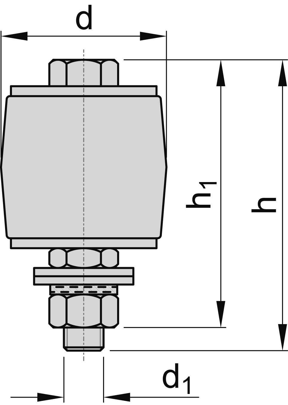 Aussenfuehrungsrolle Schiebetor MEA Nylon-verzinkt Ø 50 mm 10334010-60-0025.10